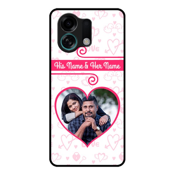 Oppo K13 Turbo Pro 5G Custom Glass Phone Case - Heart Shape Love Design Oppo K13 Turbo Pro 5G Custom Glass Phone Case - Heart Shape Love Design