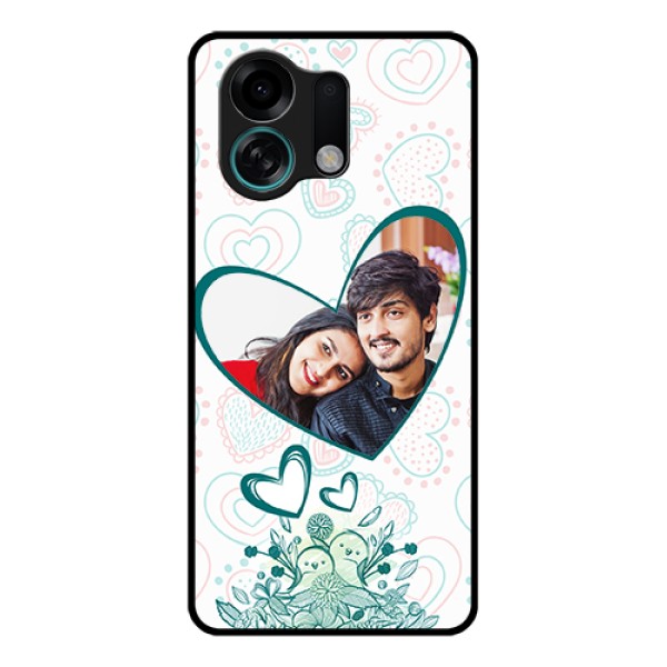 Oppo K13 Turbo Pro 5G Custom Glass Phone Case - Premium Couple Design