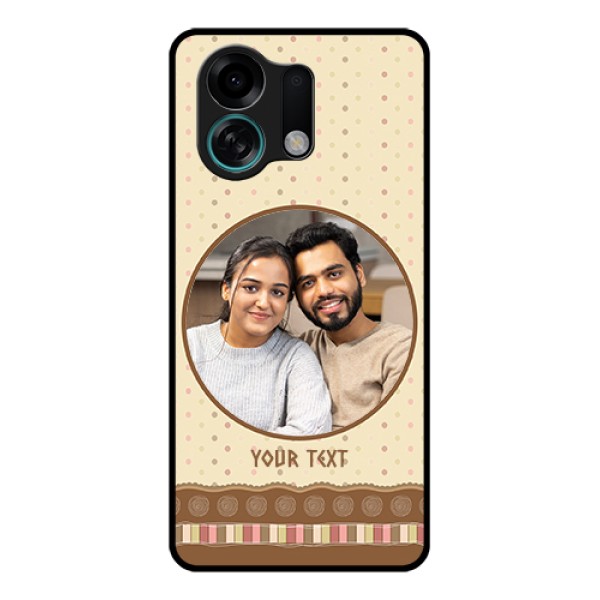 Oppo K13 Turbo Pro 5G Custom Glass Phone Case - Brown Dotted Mobile Case Design Oppo K13 Turbo Pro 5G Custom Glass Phone Case - Brown Dotted Mobile Case Design
