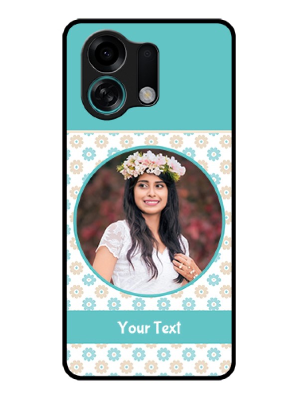 Custom Oppo K13 Turbo Pro 5G Custom Glass Phone Case - Beautiful Flowers Design