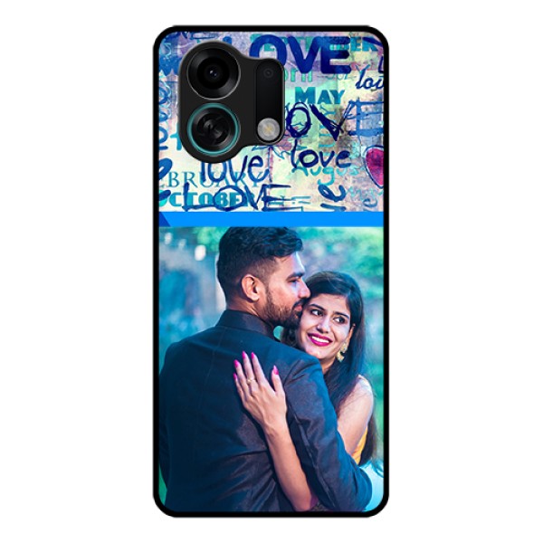 Oppo K13 Turbo Pro 5G Custom Glass Phone Case - Colorful Love Design