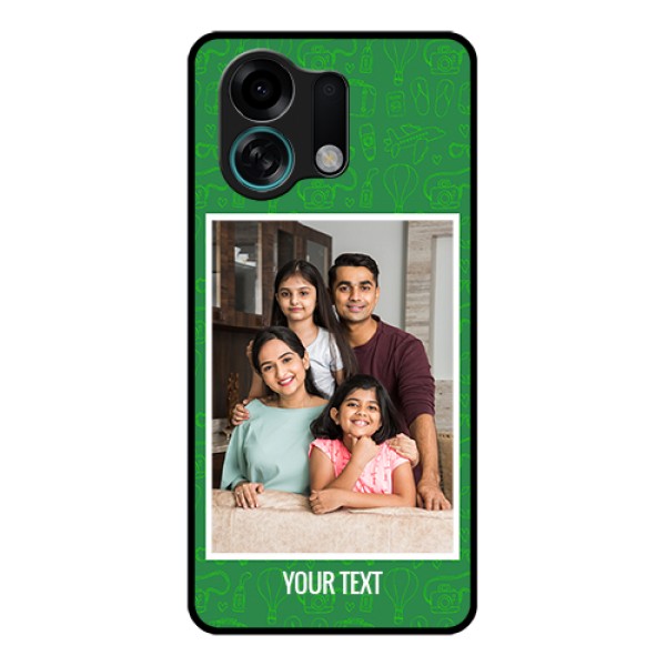 Oppo K13 Turbo Pro 5G Custom Glass Phone Case - Picture Upload Design
