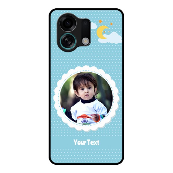 Oppo K13 Turbo Pro 5G Custom Glass Phone Case - Violet Pattern Design
