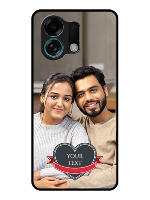 Custom Oppo K13 Turbo Pro 5G Custom Glass Phone Case - Just Married Couple Design