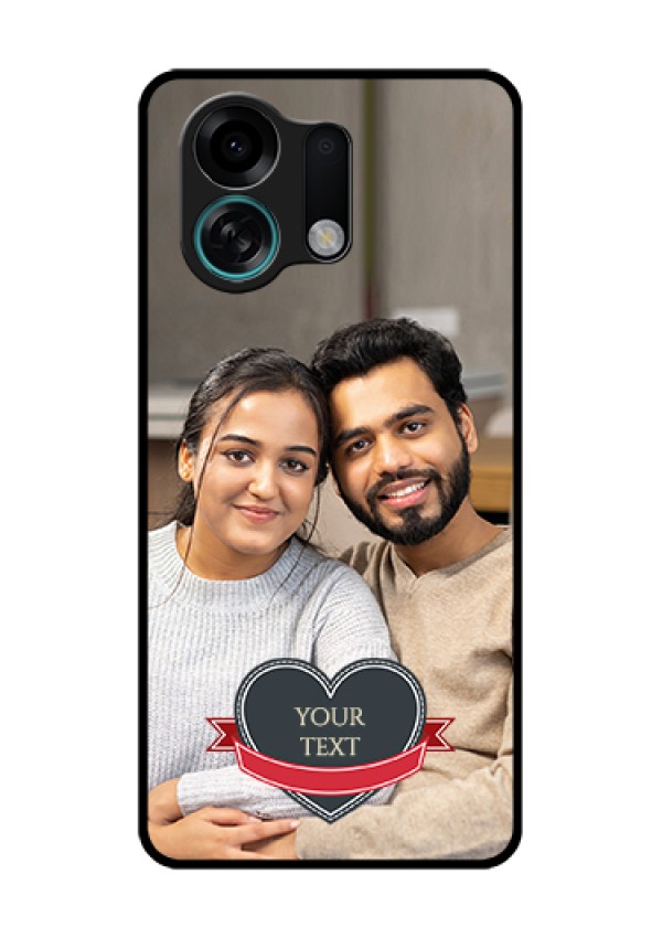 Oppo K13 Turbo Pro 5G Custom Glass Phone Case - Just Married Couple Design