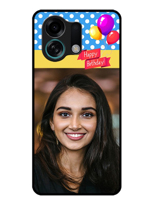 Custom Oppo K13 Turbo Pro 5G Custom Glass Phone Case - Happy Birthday Design