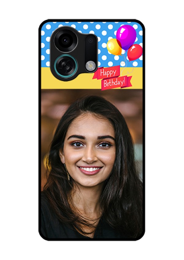 Oppo K13 Turbo Pro 5G Custom Glass Phone Case - Happy Birthday Design
