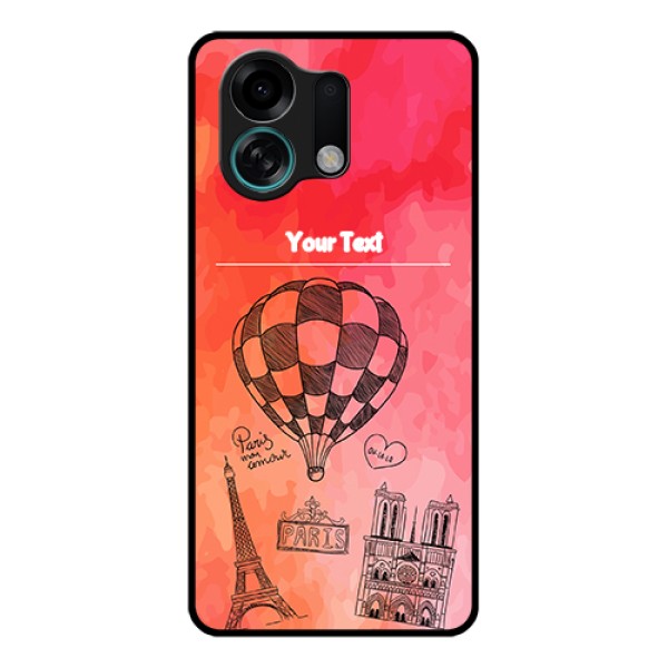 Oppo K13 Turbo Pro 5G Custom Glass Phone Case - Paris Theme Design