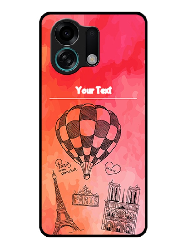 Custom Oppo K13 Turbo Pro 5G Custom Glass Phone Case - Paris Theme Design