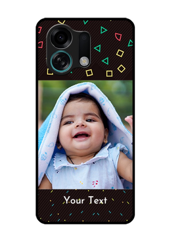 Oppo K13 Turbo Pro 5G Custom Glass Phone Case - With Confetti Birthday Design