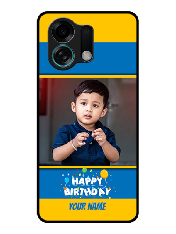 Custom Oppo K13 Turbo Pro 5G Custom Glass Phone Case - Birthday Wishes Design