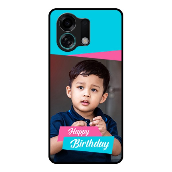 Oppo K13 Turbo Pro 5G Custom Glass Phone Case - Image Holder With 2 Color Design