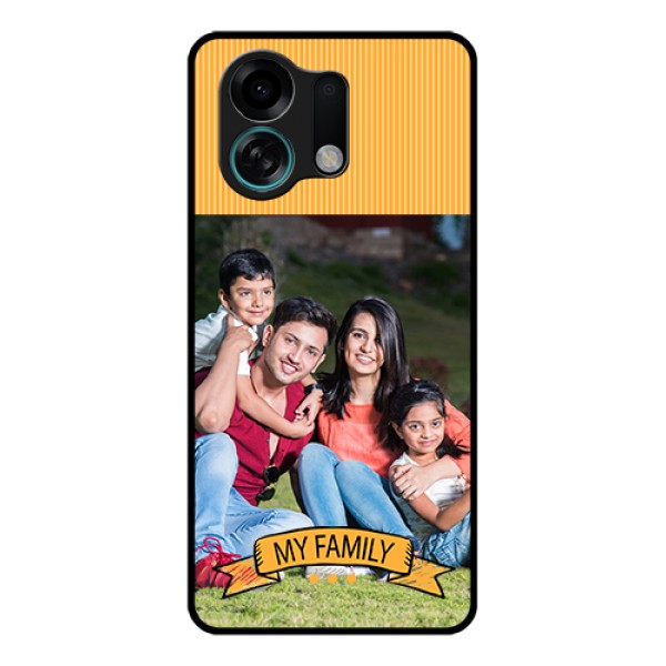 Oppo K13 Turbo Pro 5G Custom Glass Phone Case - My Family Design