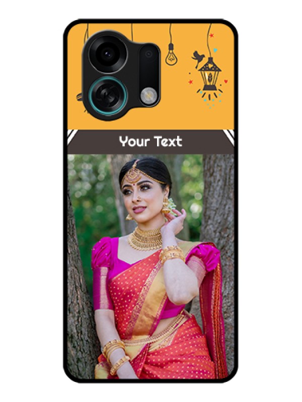 Custom Oppo K13 Turbo Pro 5G Custom Glass Phone Case - With Family Picture And Icons