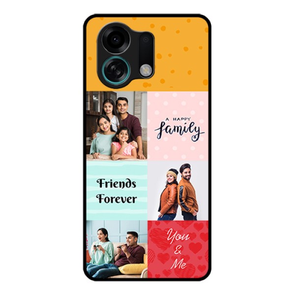 Oppo K13 Turbo Pro 5G Custom Glass Phone Case - Images With Quotes Design