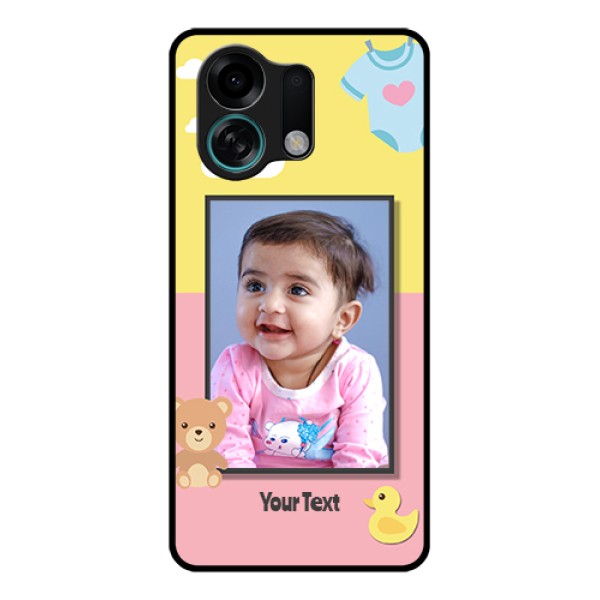 Oppo K13 Turbo Pro 5G Custom Glass Phone Case - Kids 2 Color Design