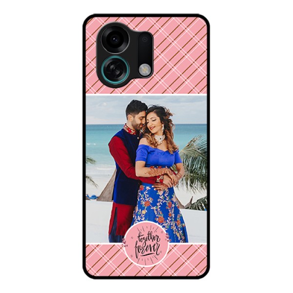Oppo K13 Turbo Pro 5G Custom Glass Phone Case - Together Forever Design Oppo K13 Turbo Pro 5G Custom Glass Phone Case - Together Forever Design