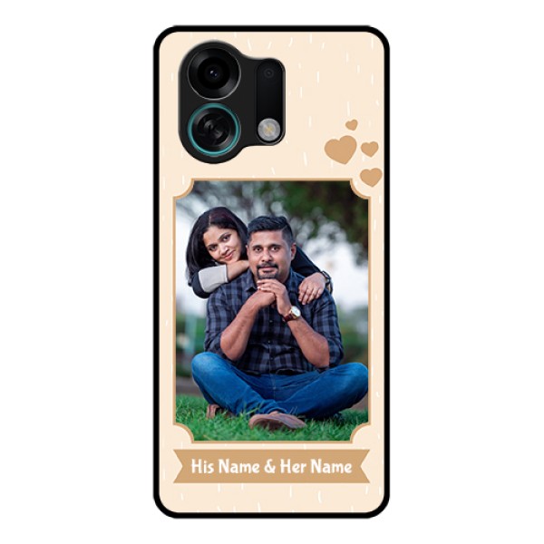 Oppo K13 Turbo Pro 5G Custom Glass Phone Case - With Confetti Love Design Oppo K13 Turbo Pro 5G Custom Glass Phone Case - With Confetti Love Design