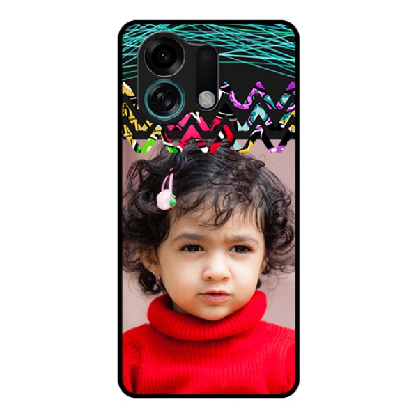 Oppo K13 Turbo Pro 5G Custom Glass Phone Case - Neon Abstract Design