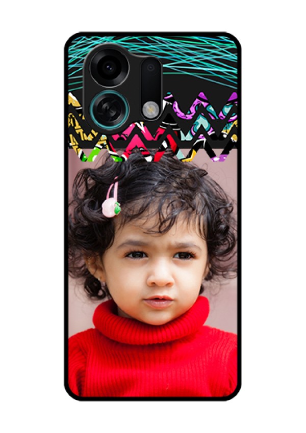 Oppo K13 Turbo Pro 5G Custom Glass Phone Case - Neon Abstract Design