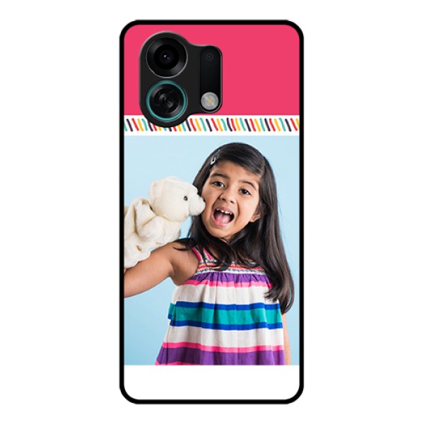 Oppo K13 Turbo Pro 5G Custom Glass Phone Case - Line Art Design