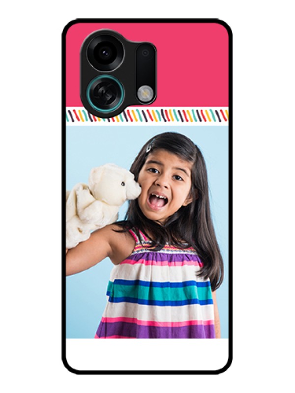 Custom Oppo K13 Turbo Pro 5G Custom Glass Phone Case - Line Art Design