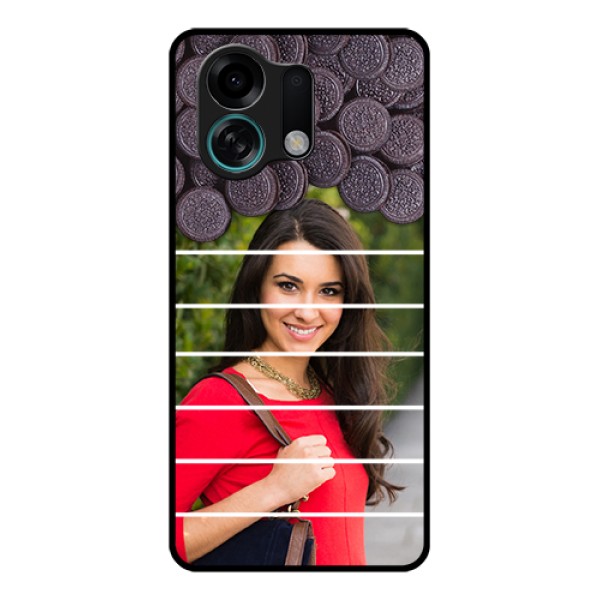 Oppo K13 Turbo Pro 5G Custom Glass Phone Case - With Oreo Biscuit Design