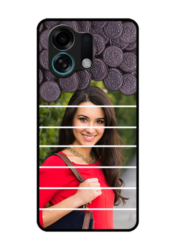 Oppo K13 Turbo Pro 5G Custom Glass Phone Case - With Oreo Biscuit Design