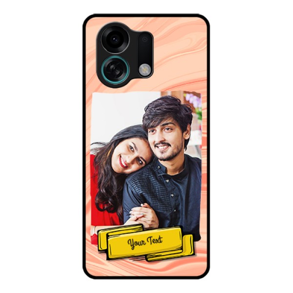Oppo K13 Turbo Pro 5G Custom Glass Phone Case - Marble Texture Design