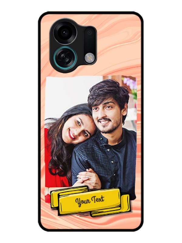 Custom Oppo K13 Turbo Pro 5G Custom Glass Phone Case - Marble Texture Design