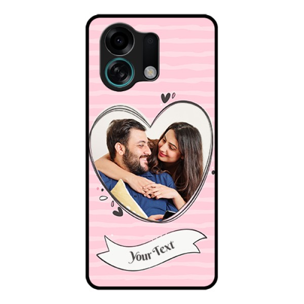 Oppo K13 Turbo Pro 5G Custom Glass Phone Case - Vintage Heart Design