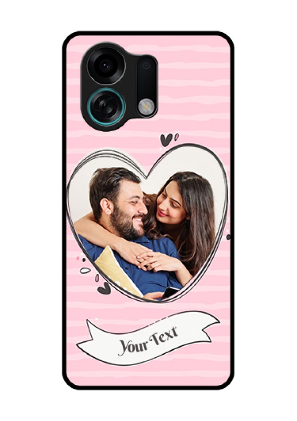 Oppo K13 Turbo Pro 5G Custom Glass Phone Case - Vintage Heart Design