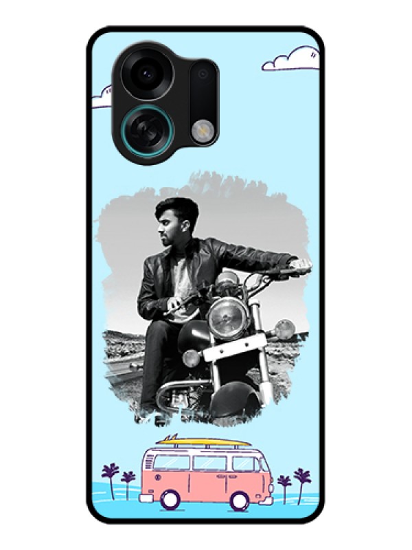 Custom Oppo K13 Turbo Pro 5G Custom Glass Phone Case - Travel & Adventure Design