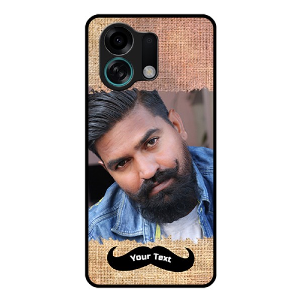 Oppo K13 Turbo Pro 5G Custom Glass Phone Case - With Texture Design