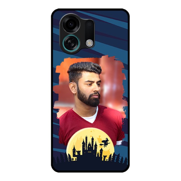 Oppo K13 Turbo Pro 5G Custom Glass Phone Case - Halloween Witch Design