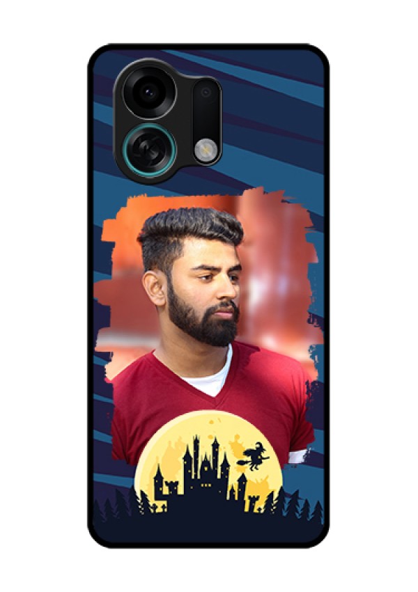 Oppo K13 Turbo Pro 5G Custom Glass Phone Case - Halloween Witch Design