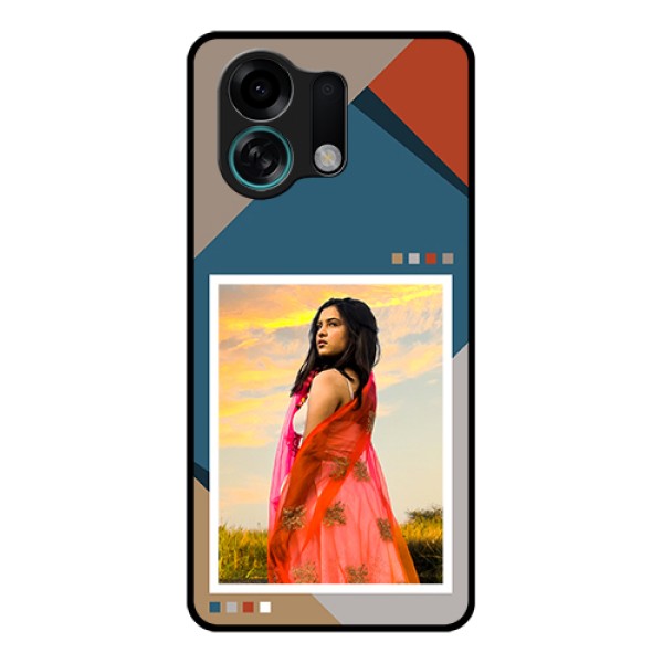 Oppo K13 Turbo Pro 5G Custom Glass Phone Case - Retro Color Pallet Design Oppo K13 Turbo Pro 5G Custom Glass Phone Case - Retro Color Pallet Design