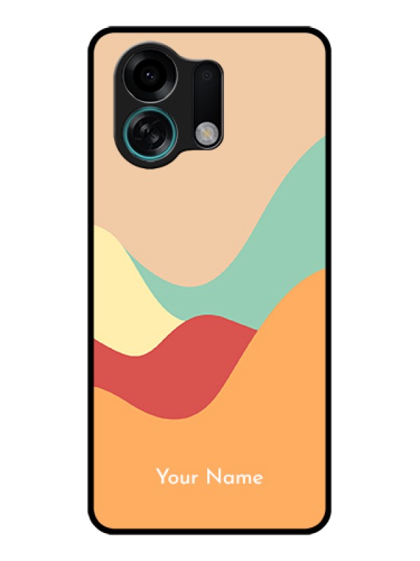 Custom Oppo K13 Turbo Pro 5G Custom Glass Phone Case - Ocean Waves Multi - Colour Design