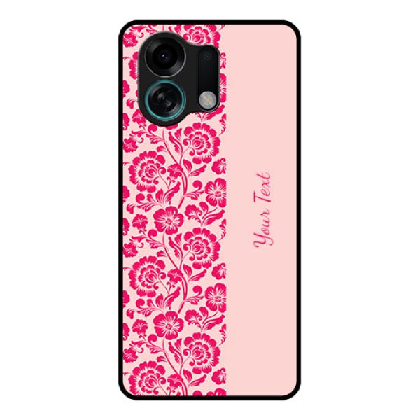 Oppo K13 Turbo Pro 5G Custom Glass Phone Case - Attractive Floral Pattern Design