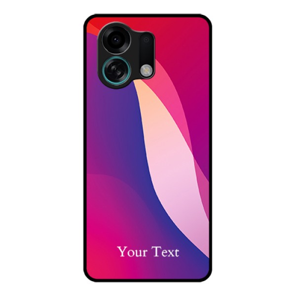 Oppo K13 Turbo Pro 5G Custom Glass Phone Case - Digital Abstract Overlap Design Oppo K13 Turbo Pro 5G Custom Glass Phone Case - Digital Abstract Overlap Design