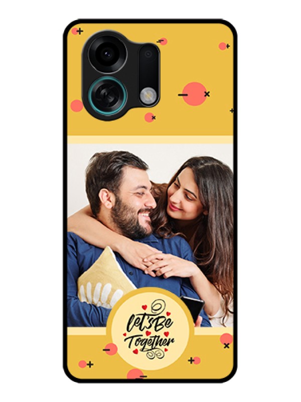 Custom Oppo K13 Turbo Pro 5G Custom Glass Phone Case - Lets Be Together Design