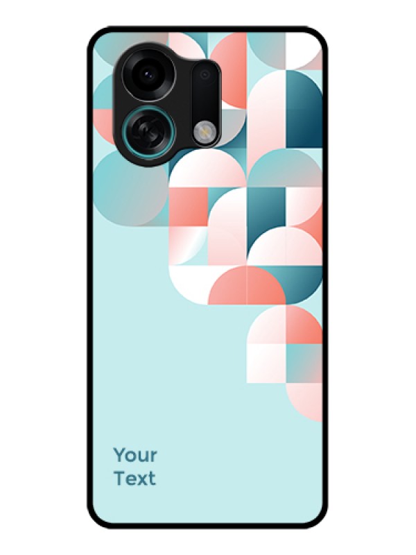 Custom Oppo K13 Turbo Pro 5G Custom Glass Phone Case - Stylish Semi - Circle Pattern Design