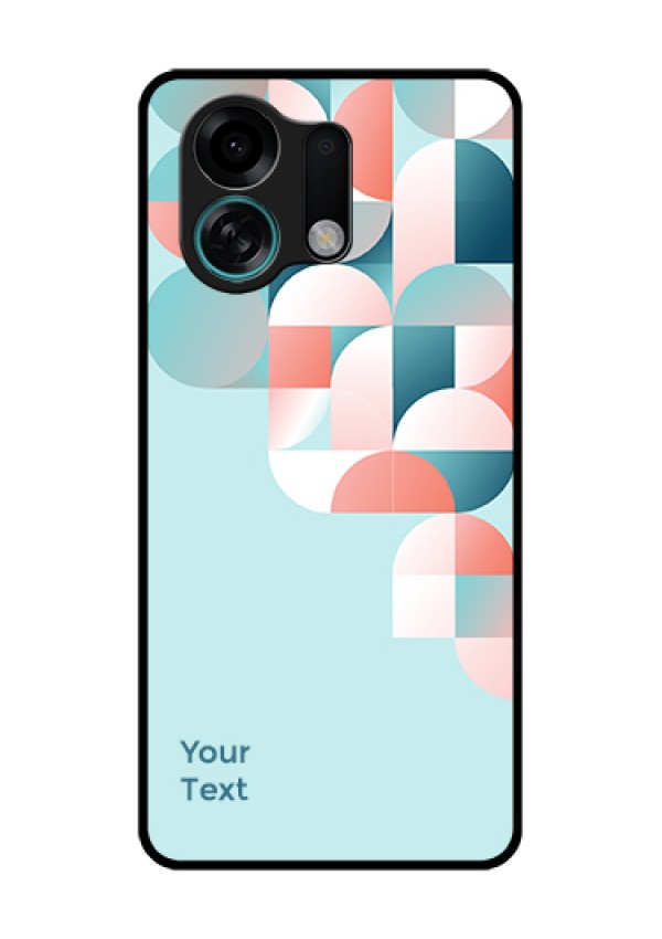 Oppo K13 Turbo Pro 5G Custom Glass Phone Case - Stylish Semi - Circle Pattern Design