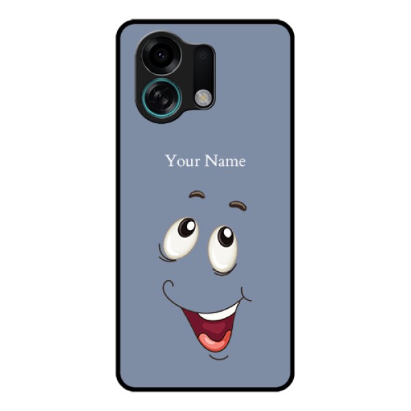 Oppo K13 Turbo Pro 5G Custom Glass Phone Case - Laughing Cartoon Face Design