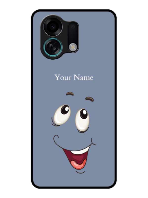 Custom Oppo K13 Turbo Pro 5G Custom Glass Phone Case - Laughing Cartoon Face Design