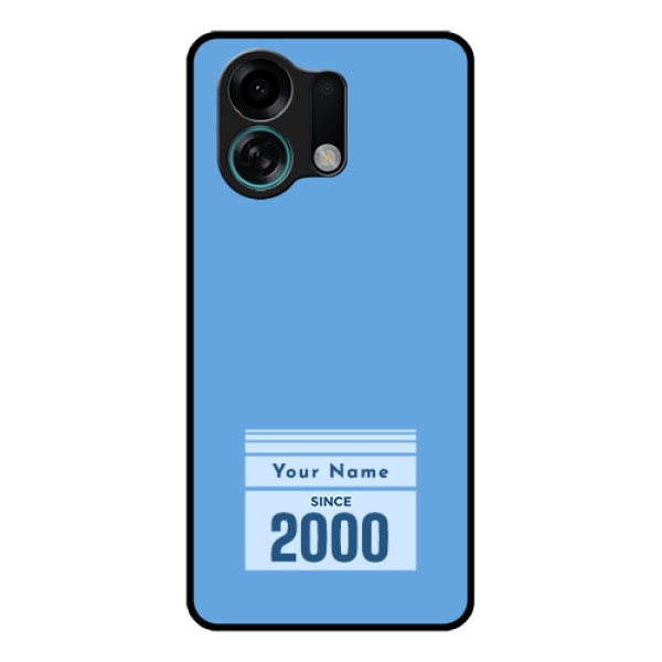 Oppo K13 Turbo Pro 5G Custom Glass Phone Case - Custom Year Of Birth Design Oppo K13 Turbo Pro 5G Custom Glass Phone Case - Custom Year Of Birth Design