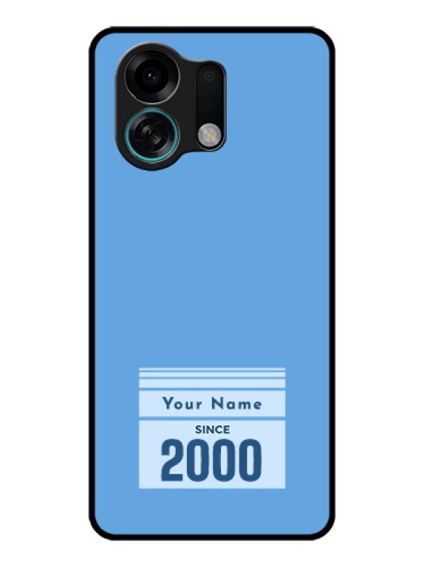 Custom Oppo K13 Turbo Pro 5G Custom Glass Phone Case - Custom Year Of Birth Design