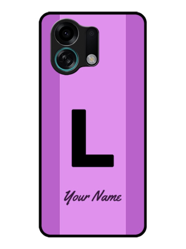 Custom Oppo K13 Turbo Pro 5G Custom Glass Phone Case - Tricolor Custom Text Design