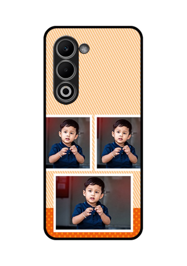 Oppo K13x 5G Custom Glass Phone Case - Bulk Photos Upload Design