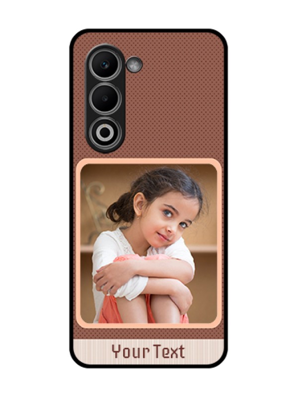 Custom Oppo K13x 5G Custom Glass Phone Case - Simple Pic Upload Design